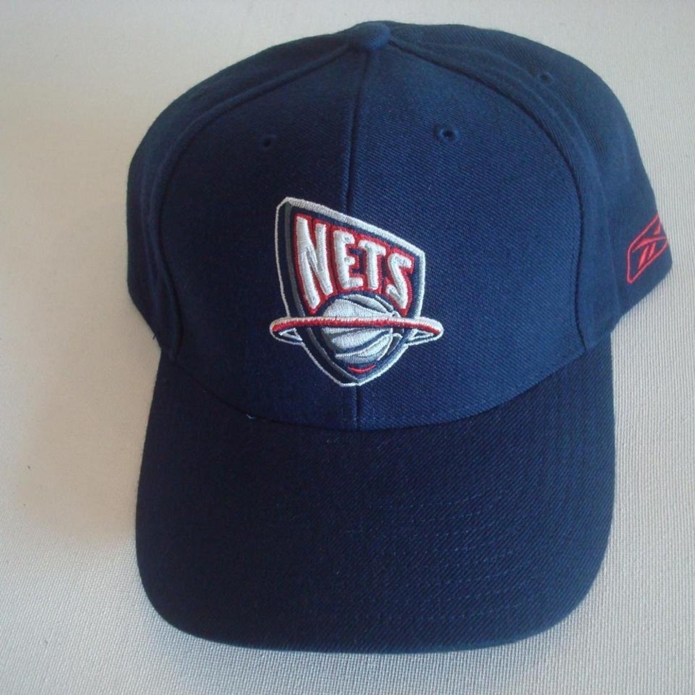 NEW JERSEY NETS REEBOK HAT CAP VINTAGE 00S Y2K B2